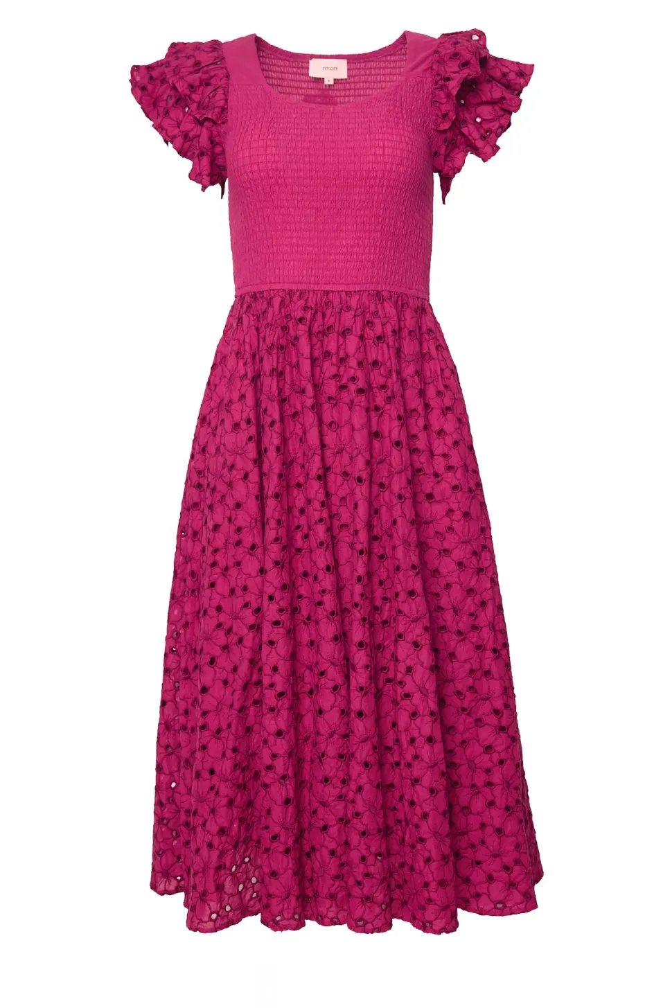 Hattie Dress in Magenta