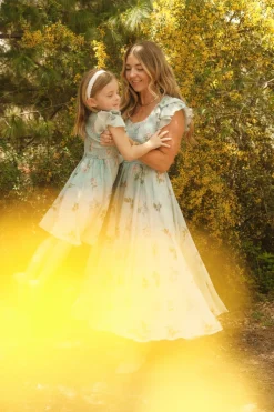 Hattie Dress in Roselyn Blue