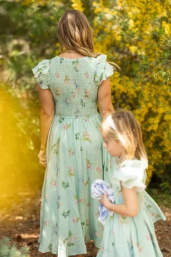 Hattie Dress in Roselyn Blue
