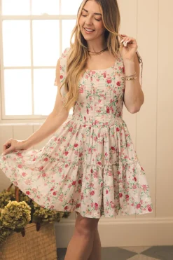 Helene Dress in Vibrant Chintz