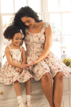Helene Dress in Vibrant Chintz