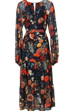 Imogen Dress in Moody Floral