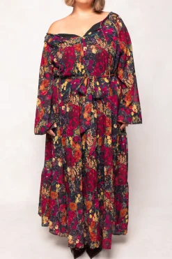 Imogen Dress in Night Garden