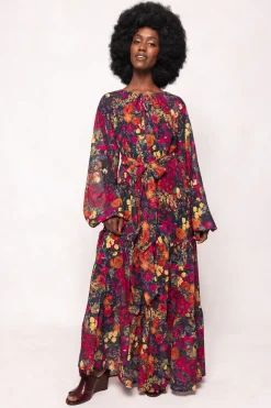 Imogen Dress in Night Garden
