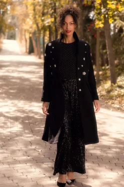 Jacqueline Coat in Black