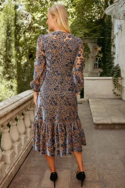 Janelle Dress in Golden Veil