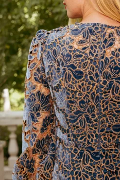 Janelle Dress in Golden Veil