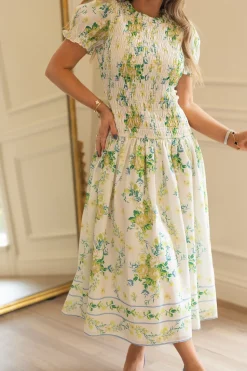 Jennifer Dress in Garden Tea Party Floral