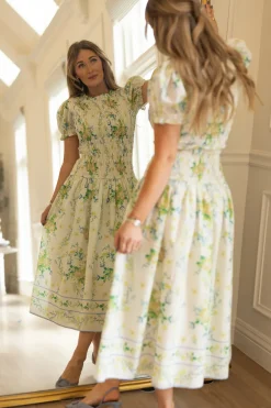 Jennifer Dress in Garden Tea Party Floral