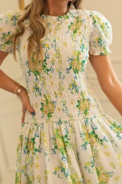 Jennifer Dress in Garden Tea Party Floral