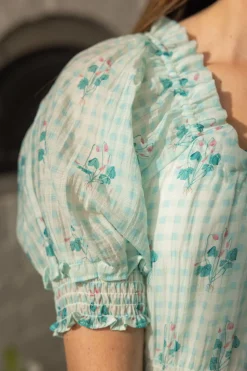 Jessie Dress in Bloom Gingham