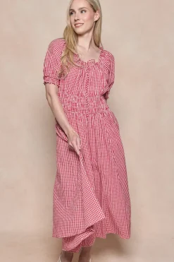 Jessie Dress in Red Gingham