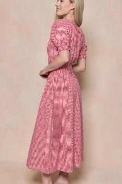 Jessie Dress in Red Gingham