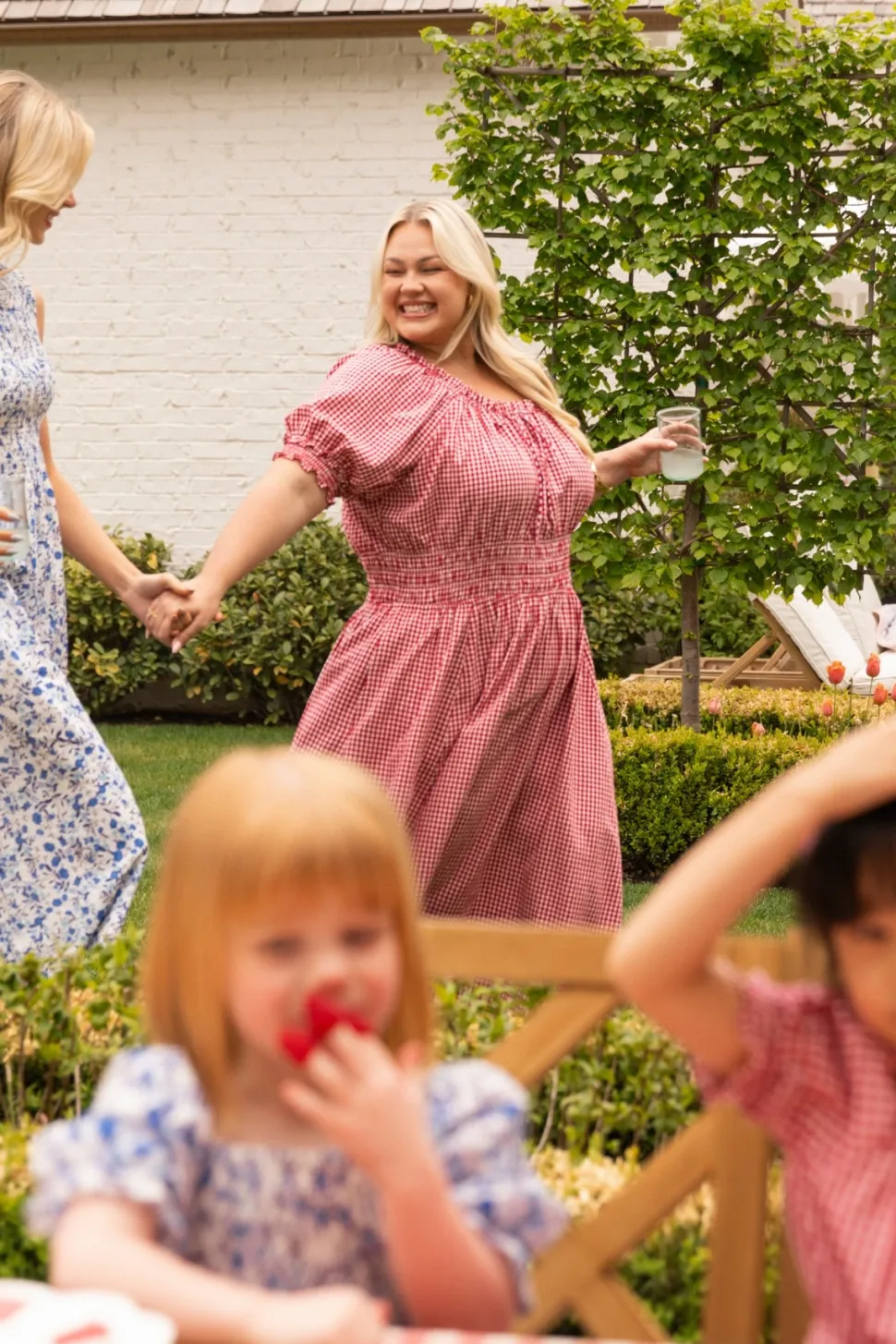 Jessie Dress in Red Gingham