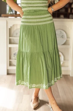 Journey Skirt in Light Green