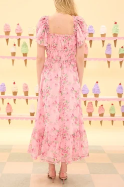 Juliana Dress in Rose Trance
