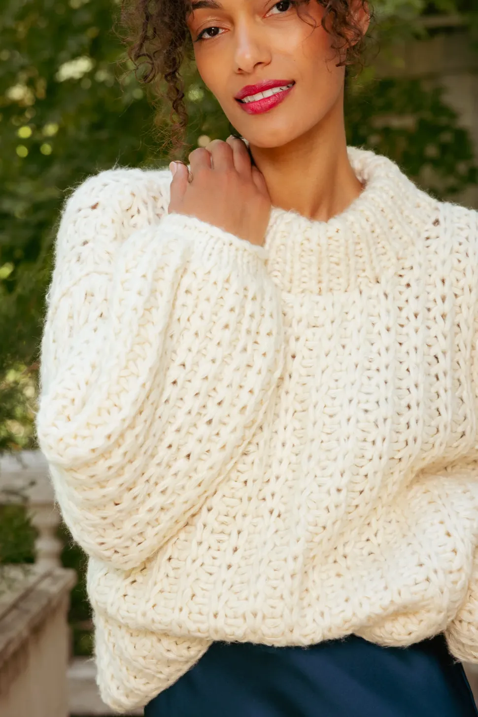 Julia Sweater in Cream