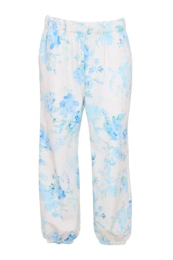 Kian Jogger Sweatpants in Blue Aquarelle Fleur