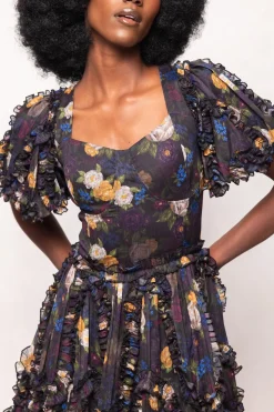 Layla Dress in Winter Floral