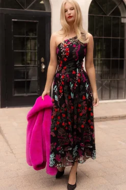 Leila Dress in Moonlit Blossom