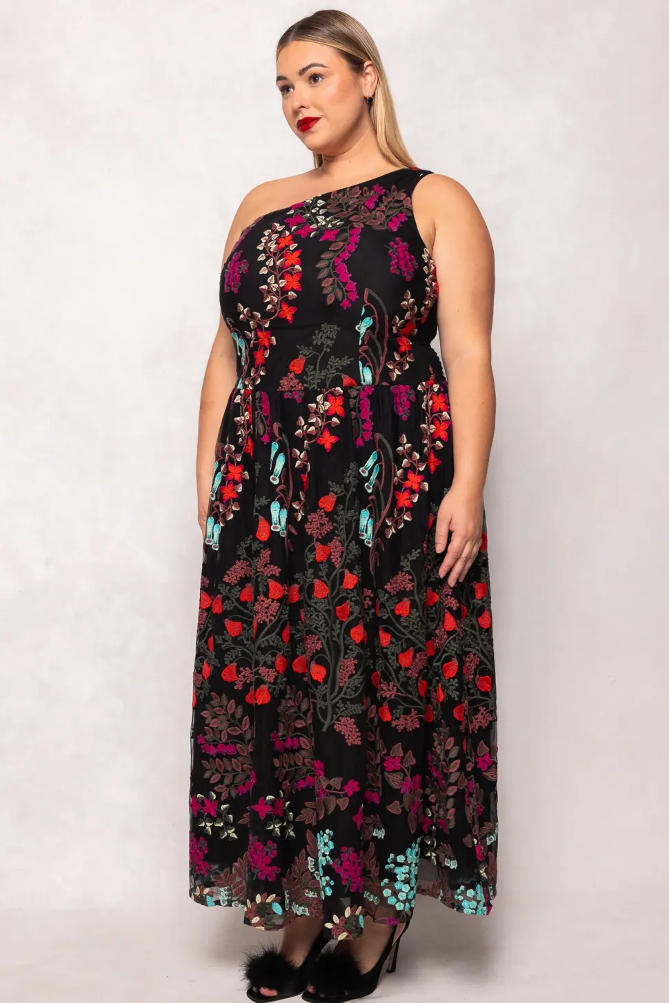 Leila Dress in Moonlit Blossom