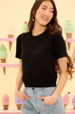 Lila Top in Black