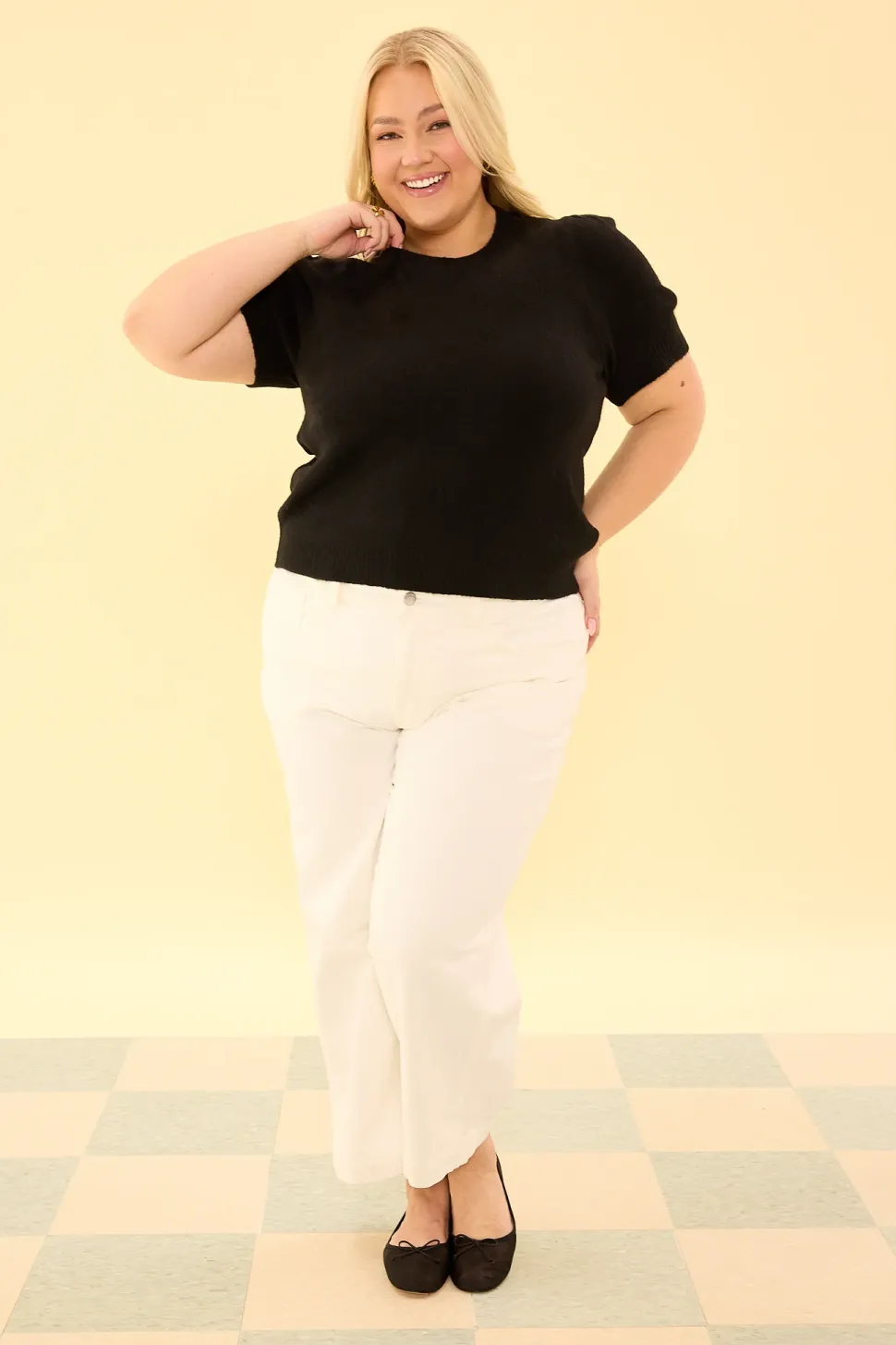 Lila Top in Black