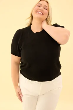 Lila Top in Black
