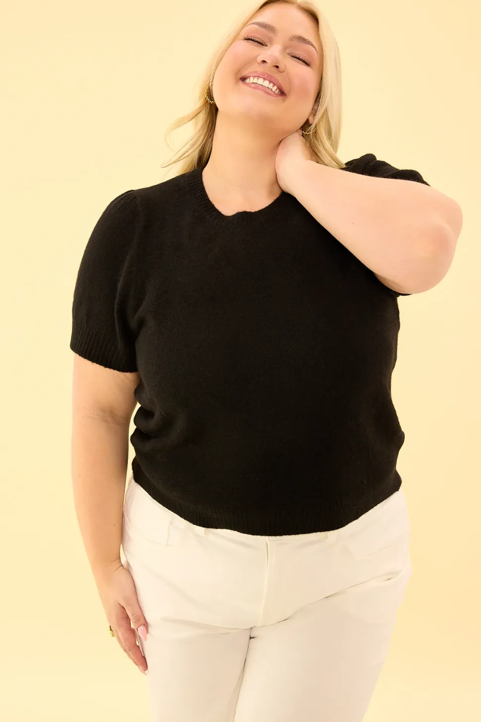 Lila Top in Black
