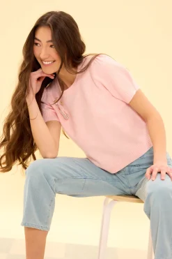 Lila Top in Pink