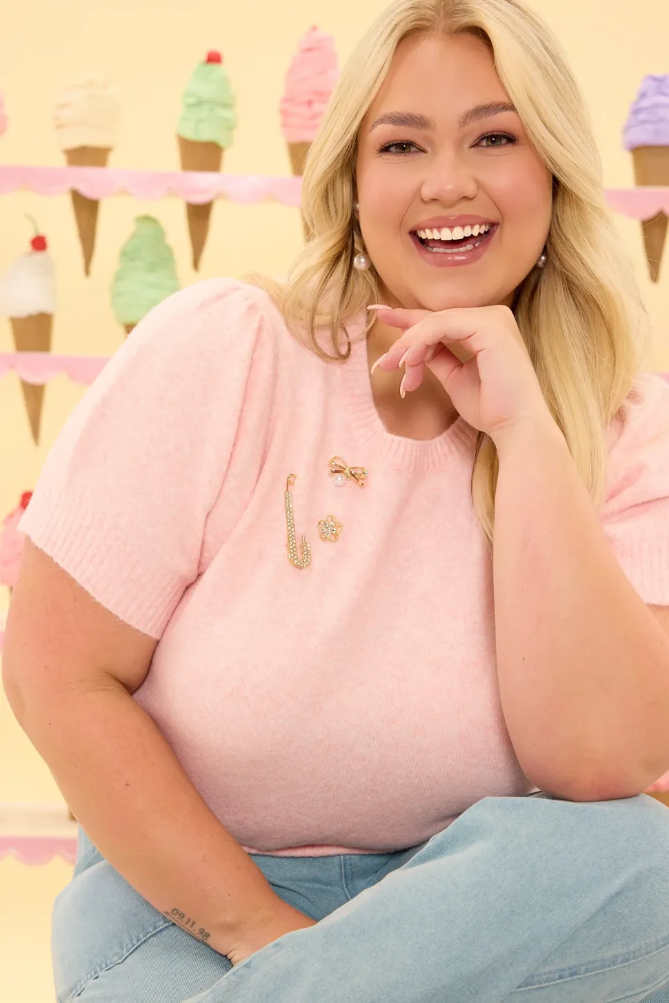 Lila Top in Pink