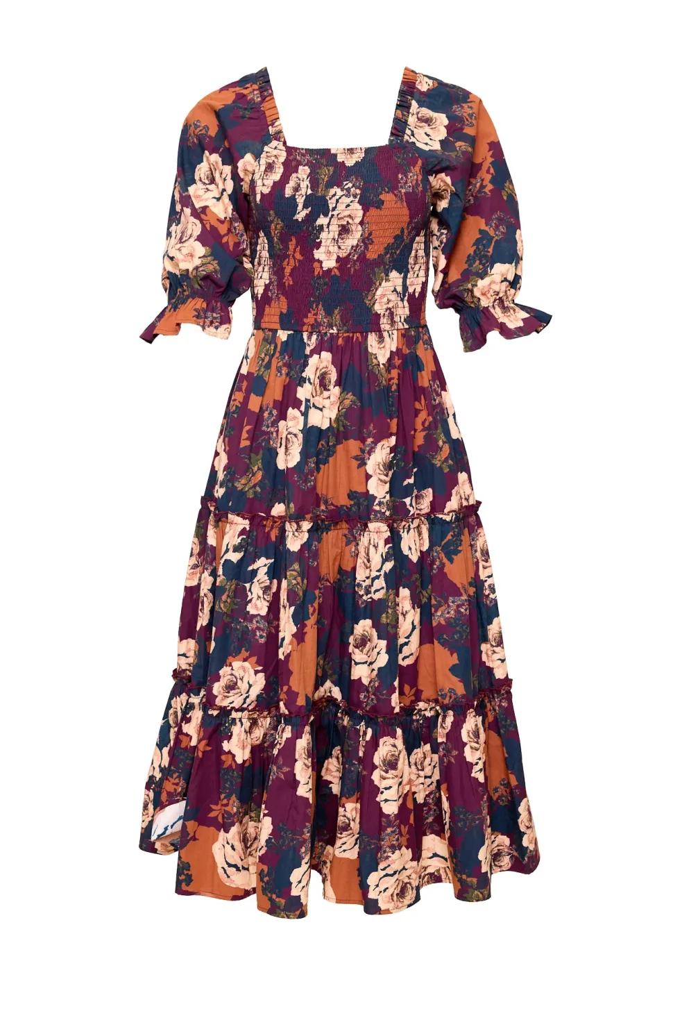 Madeline Dress in Equinox Rose