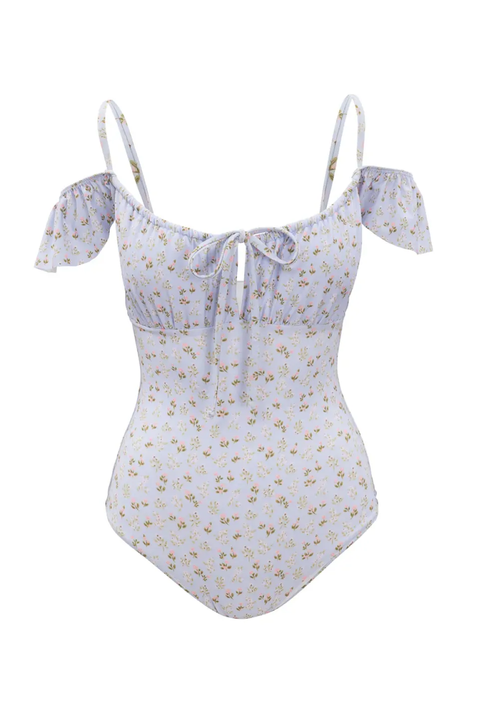 Maise One Piece in Blue Ditsy Floral