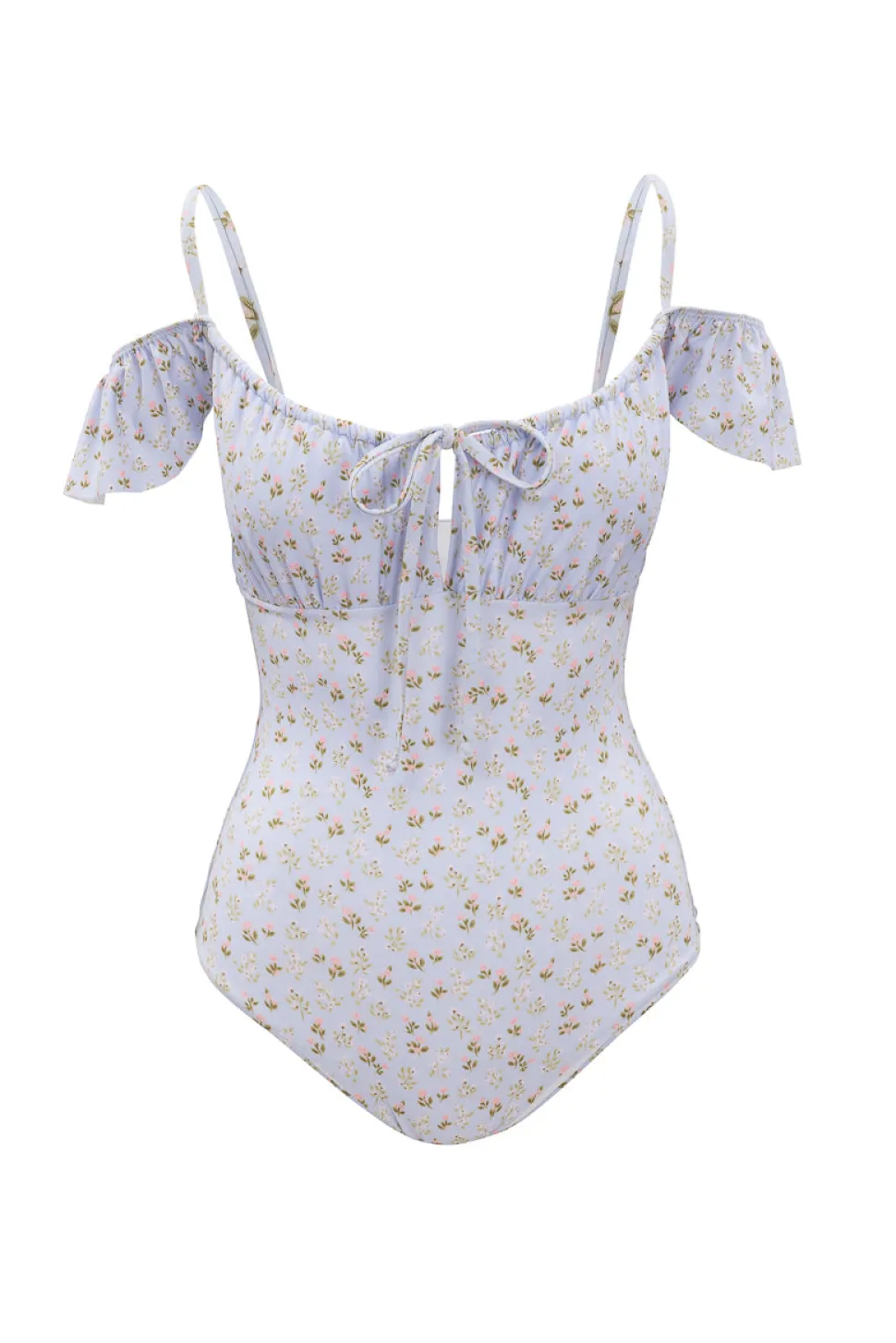 Maise One Piece in Blue Ditsy Floral