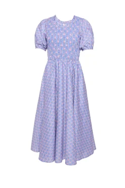 Mariah Dress in Linear Print