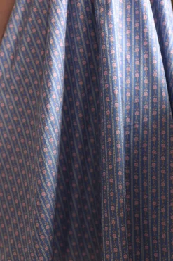 Mariah Dress in Linear Print