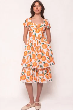 Marie Dress in Citrus