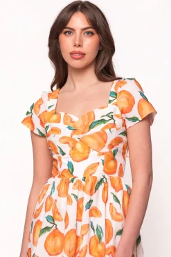 Marie Dress in Citrus