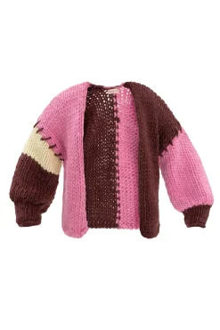 Marissa Sweater in Pink & Red