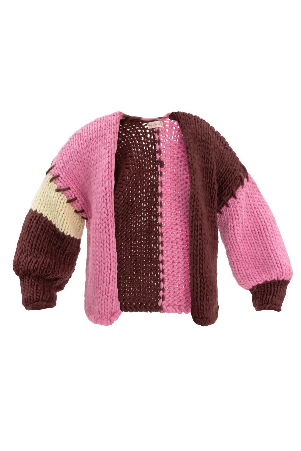 Marissa Sweater in Pink & Red