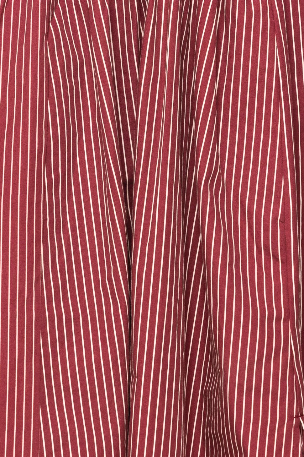 Maxwell Dress in Burgundy Pinstripe