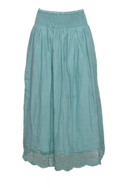 Messina Skirt in Dusty Teal
