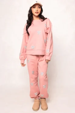 Micah Jogger Sweatpants in Pink