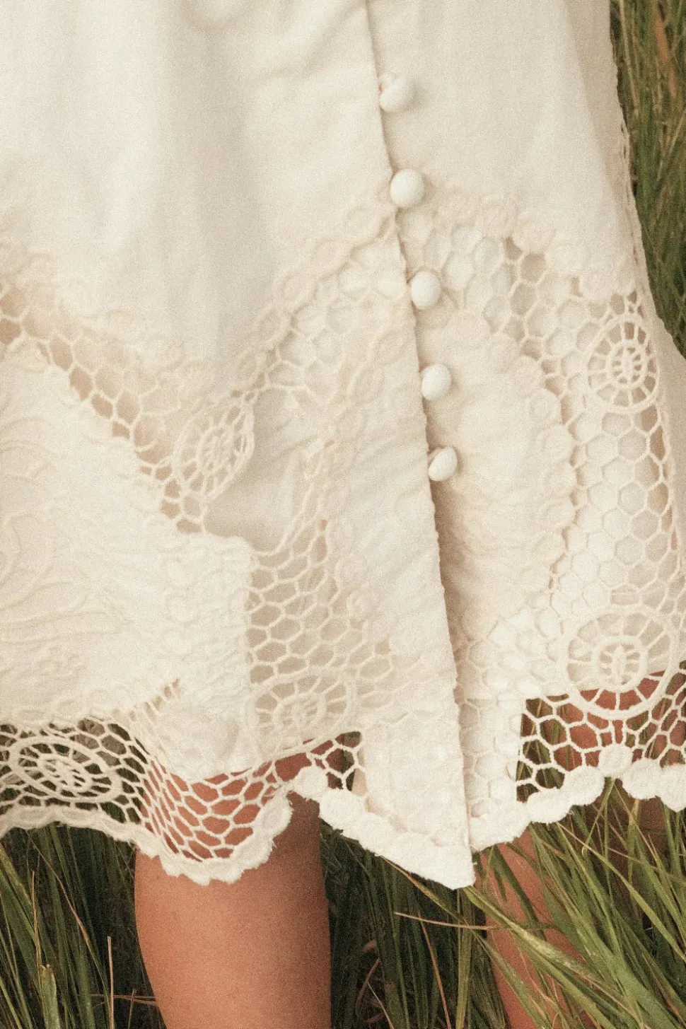 Mini Abigail Dress in Antique Ivory