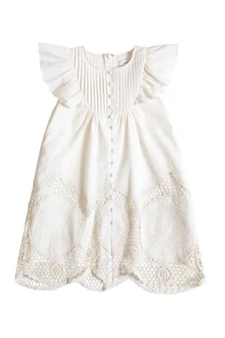 Mini Abigail Dress in Antique Ivory