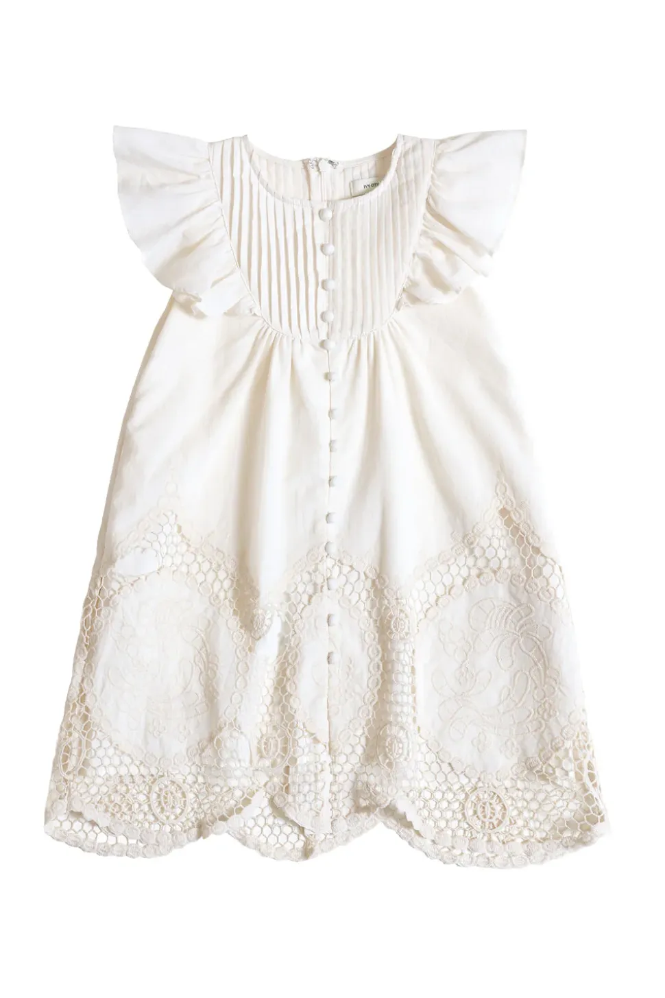 Mini Abigail Dress in Antique Ivory