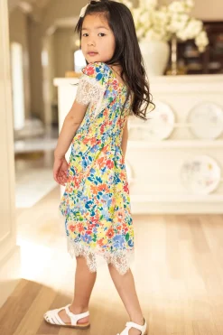Mini Ada Dress in Vibrant Yarrow Print