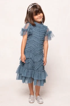 Mini Adriana Dress in Blue