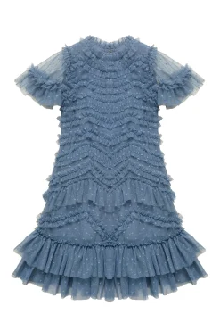 Mini Adriana Dress in Blue