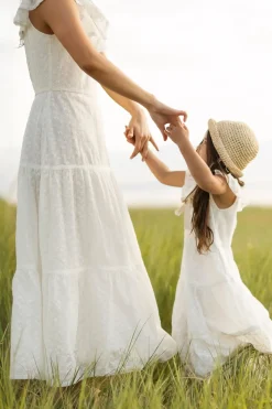 Mini Alaina Dress in Ivory